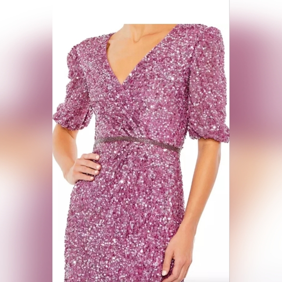 💕 Mac Duggal Sequin 5610 Sz 8 💕 - Picture 3 of 9